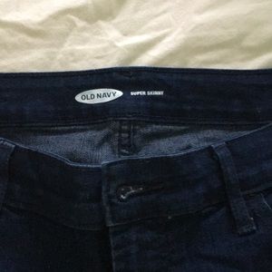 Old Navy super skinny denim jeans, 10 tall